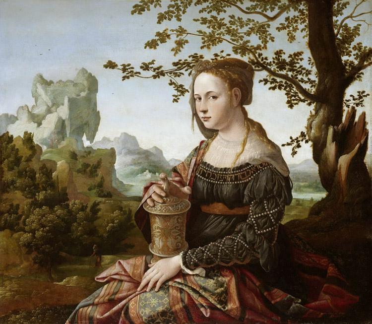 Jan van Scorel Mary Magdalene (mk08) oil painting picture